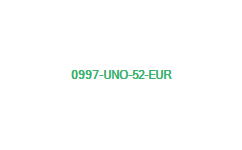 0997 Uno 52 EUR 0997   Uno 52 (EUR)